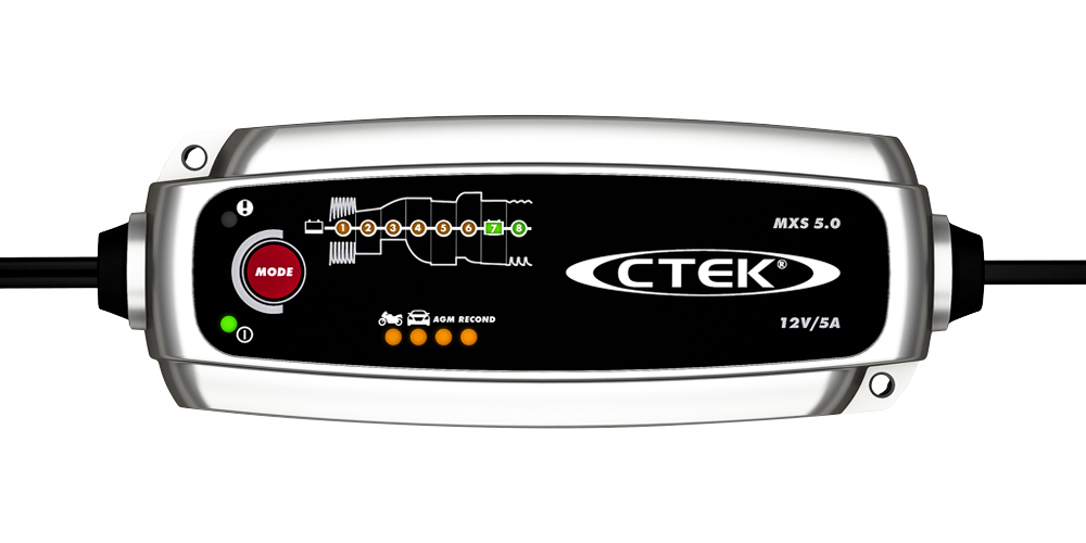 CTEK MXS 5.0, Automatisches Laden und Erhalten von Auto- und Motorradbatterien, mit Rekonditionierungsmodus, 12V, VPE: 4 Stück CTEK MXS 5.0, Automatisches Laden und Erhalten von Auto- und Motorradbatterien, mit Rekonditionierungsmodus, 12V, VPE: 4 Stück