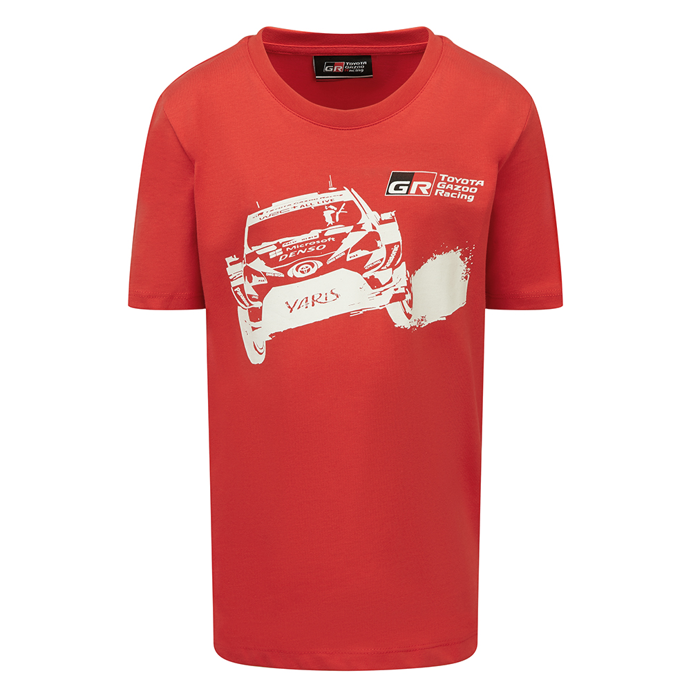 TOYOTA GAZOO Racing Rennwagen-T-Shirt für Kinder (M)