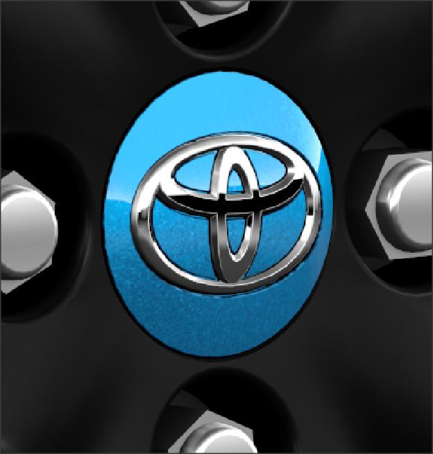 Nabenkappe, türkis 8W9 mit geprägtem Toyota Logo Nabenkappe, türkis 8W9 mit geprägtem Toyota Logo