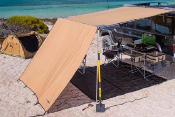 Frontwand in Beige für ARB Touring Markise Frontwand in Beige für ARB Touring Markise