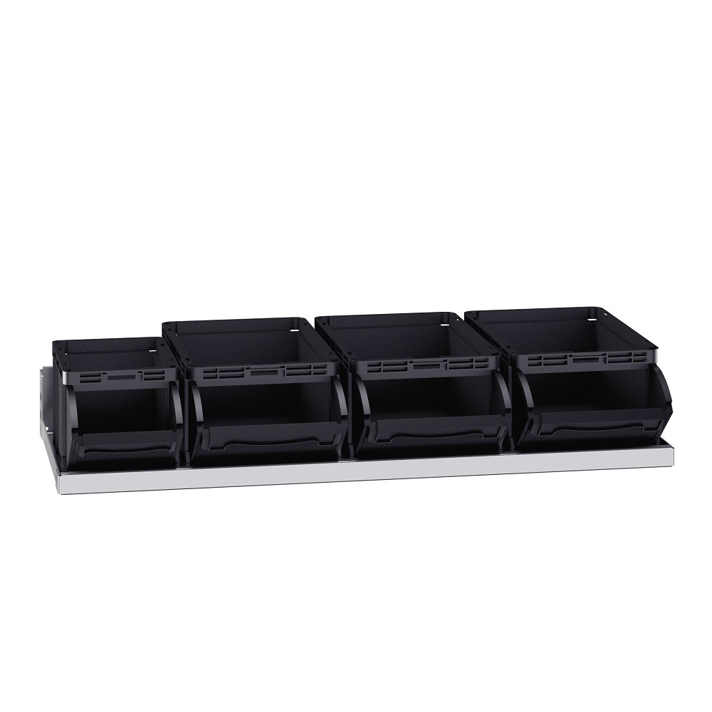 Einlageboden 834 mm breit, inklusive 4 Stauboxen (180 mm hoch, 330 mm tief), L2 Einlageboden 834 mm breit, inklusive 4 Stauboxen (180 mm hoch, 330 mm tief), L2