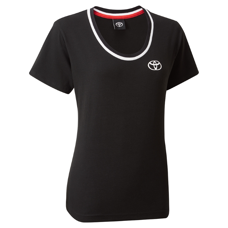 TOYOTA COLLECTION LADIES BLACK T-SHIRT (XS) TOYOTA COLLECTION LADIES BLACK T-SHIRT (XS)
