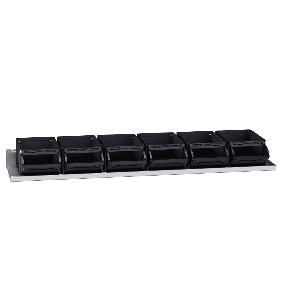 Einlageboden 1390 mm breit, inklusive 6 Stauboxen (180 mm hoch, 330 mm tief), L2 Einlageboden 1390 mm breit, inklusive 6 Stauboxen (180 mm hoch, 330 mm tief), L2