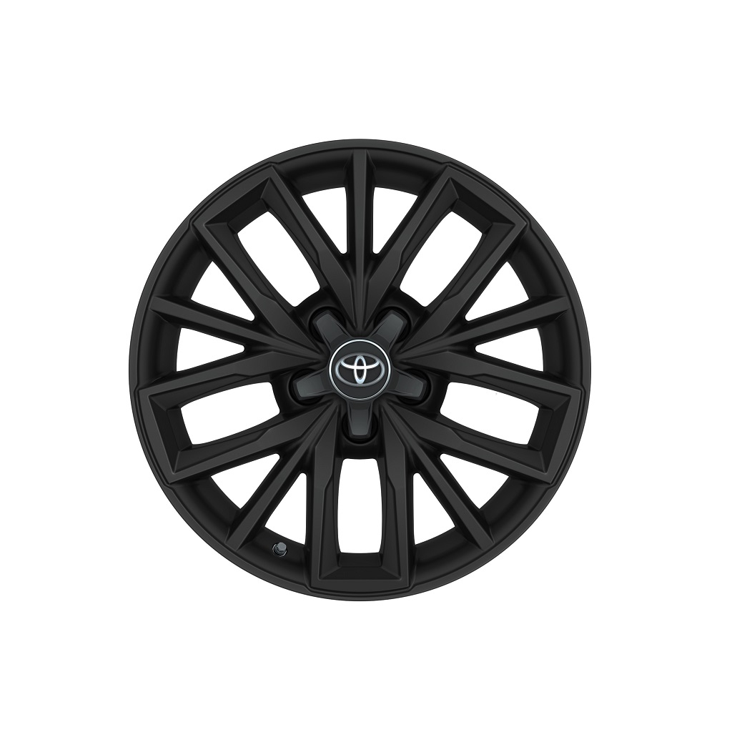 17"-Leichtmetallfelge, 5-Dreifachspeichen-Design, schwarz matt 17"-Leichtmetallfelge, 5-Dreifachspeichen-Design, schwarz matt