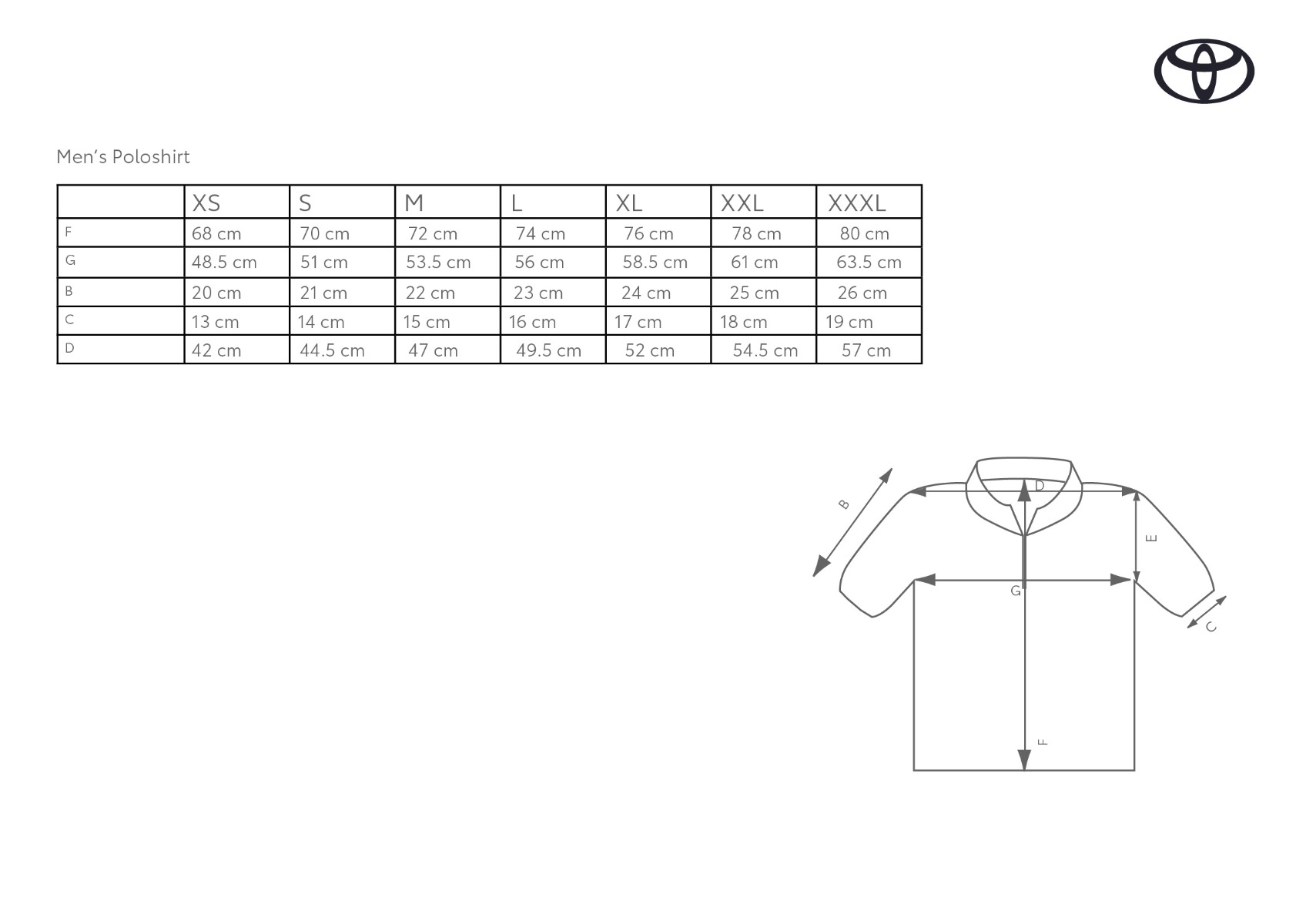 TOYOTA COLLECTION MENS BLACK POLO SHIRT (S)