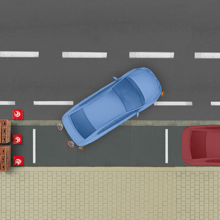 Einparkhilfe Fahrzeugheck Einparkhilfe Fahrzeugheck
