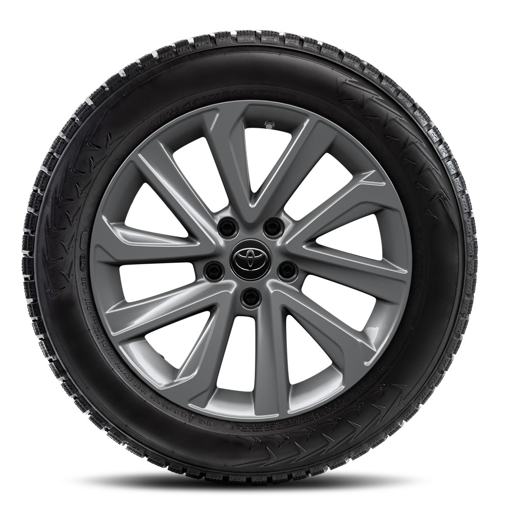 17" Leichtmetall-Winterkomplettradsatz, 5-Doppelpeichen-Design in Silber mit Fulda Kristall Control SUV