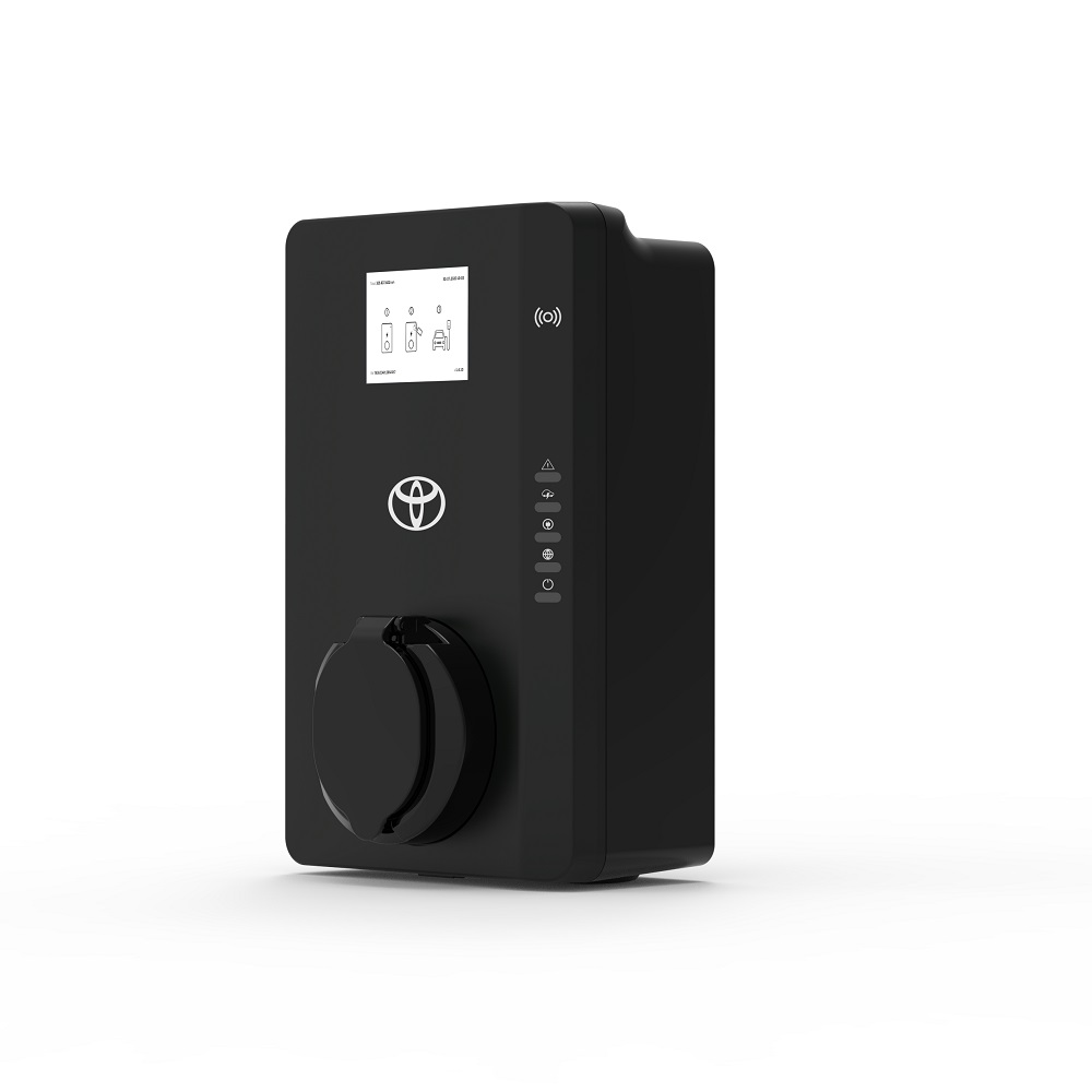 Toyota Wallbox High, 11 kW, Steckdose mit Deckel – 4G tauglich ohne SIM Karte. Mit Display und geeichtem Stromzähler