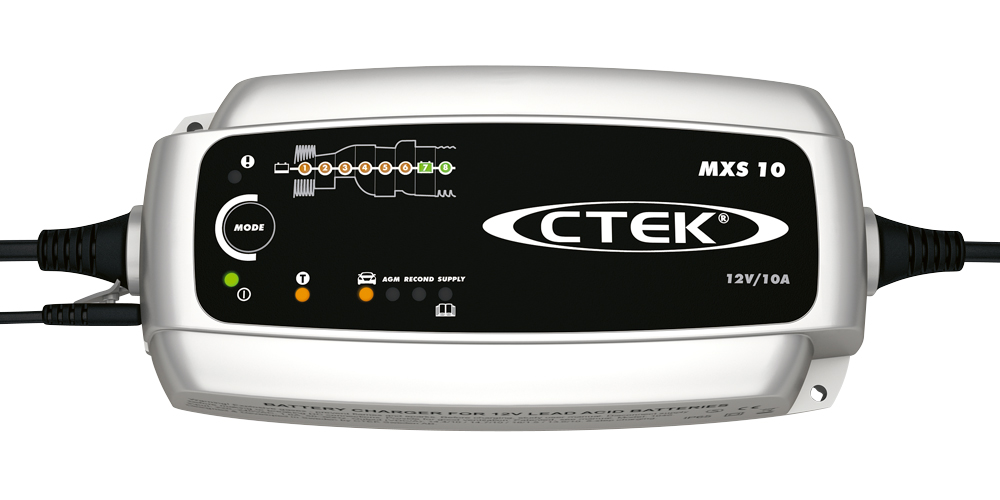 CTEK MXS 10, Für Batterien größerer Fahrzeuge, Versorgungsfunktion, 12V, VPE: 2 Stück