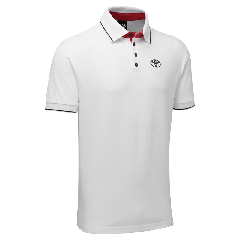 TOYOTA COLLECTION WEISSES HERREN-POLOSHIRT (XXXL) TOYOTA COLLECTION WEISSES HERREN-POLOSHIRT (XXXL)