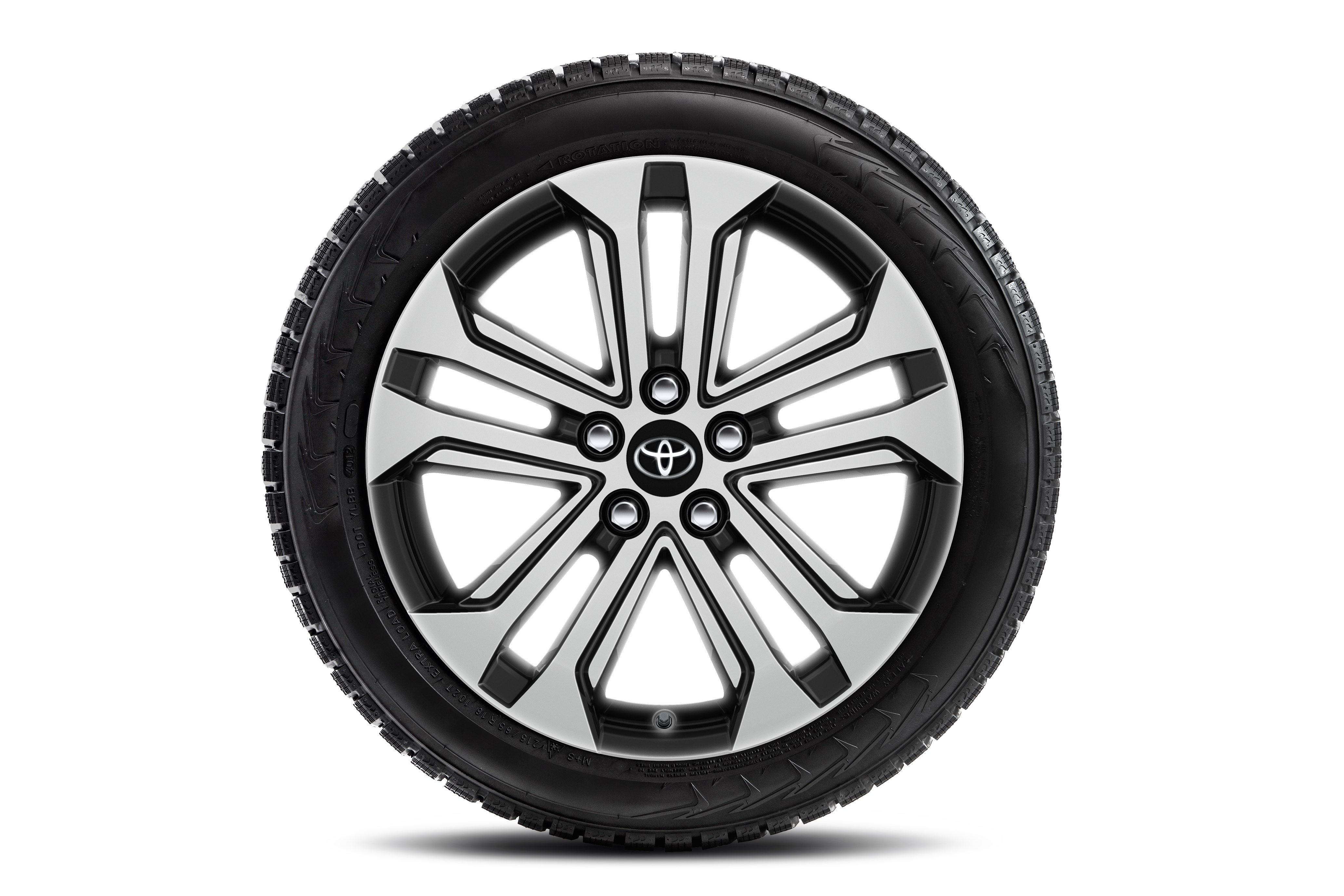18" Leichtmetall-Winterkomplettradsatz, 5-Doppelspeichen-Design in Schwarz frontpoliert mit Continental WinterContact TS 870 P 18" Leichtmetall-Winterkomplettradsatz, 5-Doppelspeichen-Design in Schwarz frontpoliert mit Continental WinterContact TS 870 P