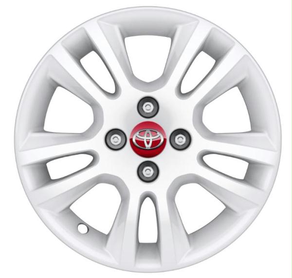 15 Zoll Leichtmetallfelge, weiß,  5-Doppelspeichen-Design 15 Zoll Leichtmetallfelge, weiß,  5-Doppelspeichen-Design