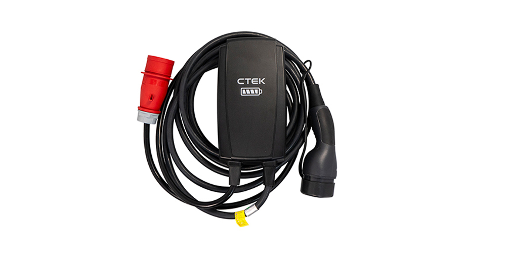 CTEK NJORD GO, schnelle, tragbare Ladestation mit drei Phasen für Elektrofahrzeuge, 11 kW