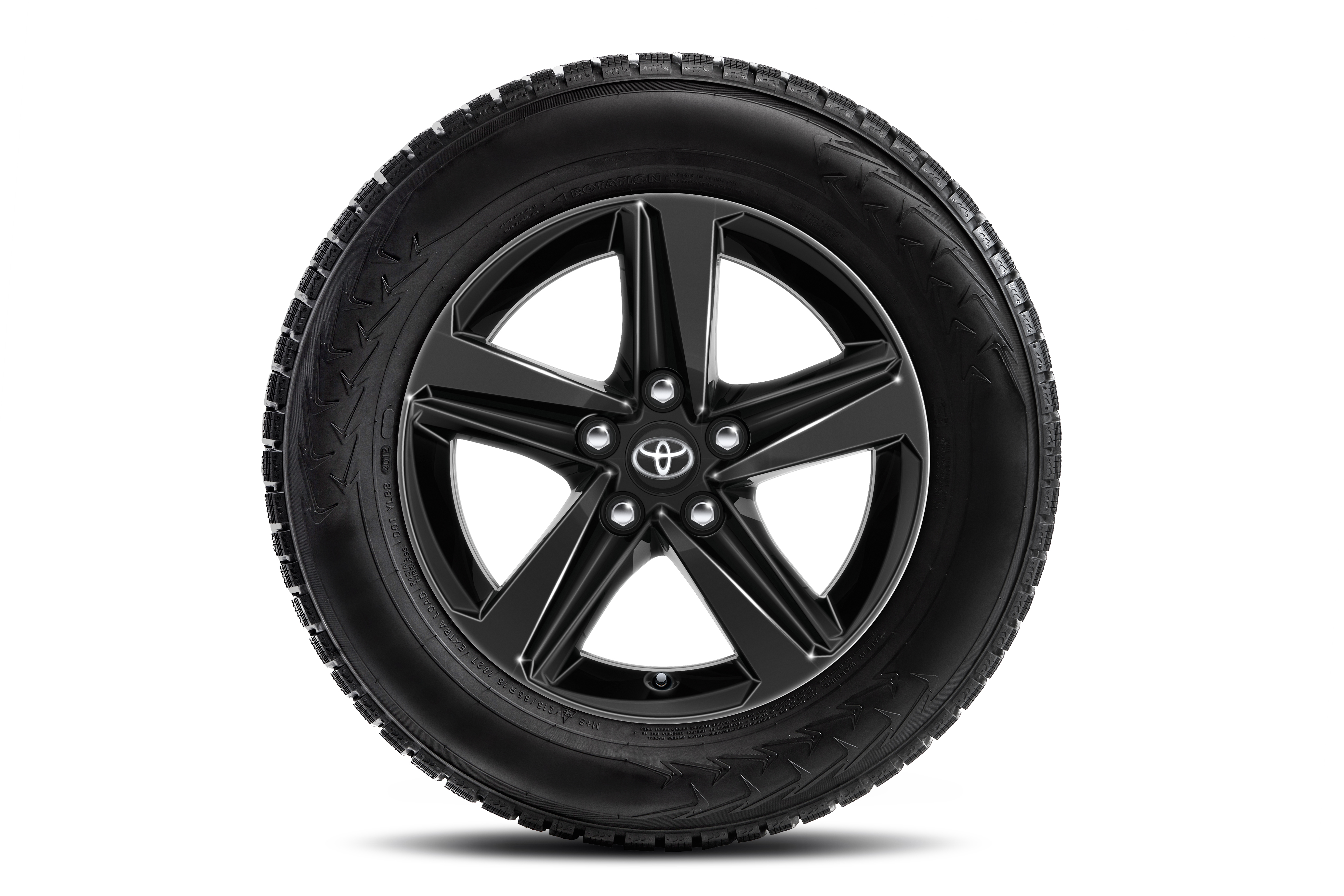 16" Leichtmetall-Winterkomplettradsatz, 5-Speichen-Design in Schwarz mit Goodyear UltraGrip Performance 3 16" Leichtmetall-Winterkomplettradsatz, 5-Speichen-Design in Schwarz mit Goodyear UltraGrip Performance 3