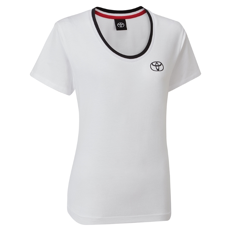 TOYOTA COLLECTION LADIES WHITE T-SHIRT (S) TOYOTA COLLECTION LADIES WHITE T-SHIRT (S)
