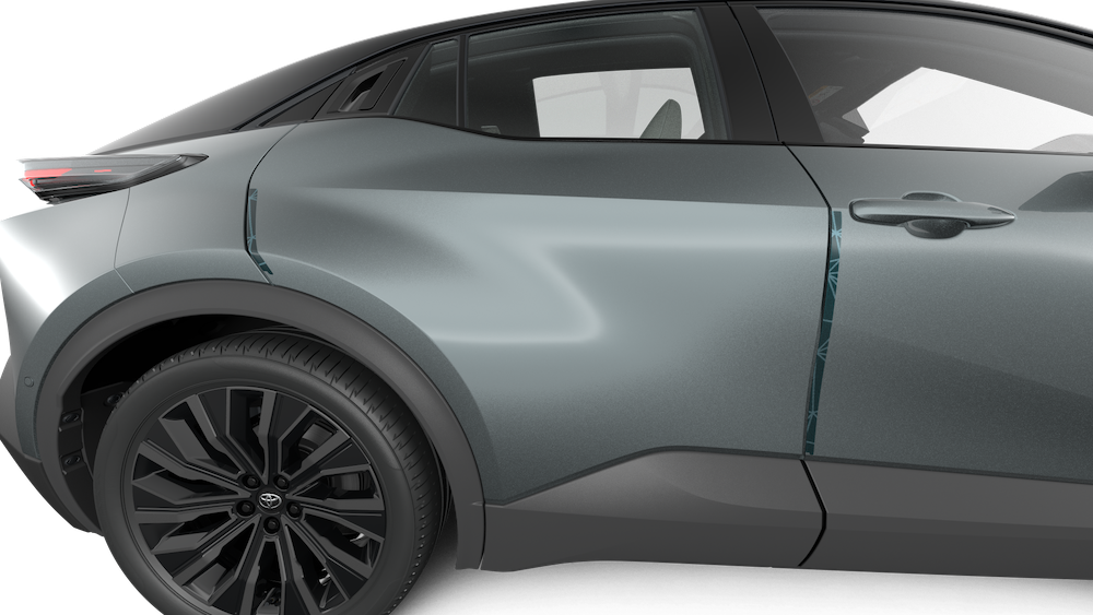 Türkantenschutzfolie, transparent