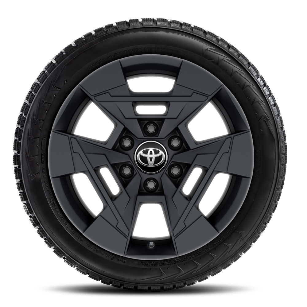 Toyota Original 18-Zoll-Leichtmetallfelge, 6-Speichen schwarz-matt