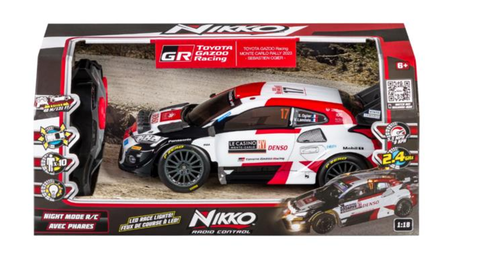 TOYOTA GR Yaris 1:18 WRC RC lampen - Ogier