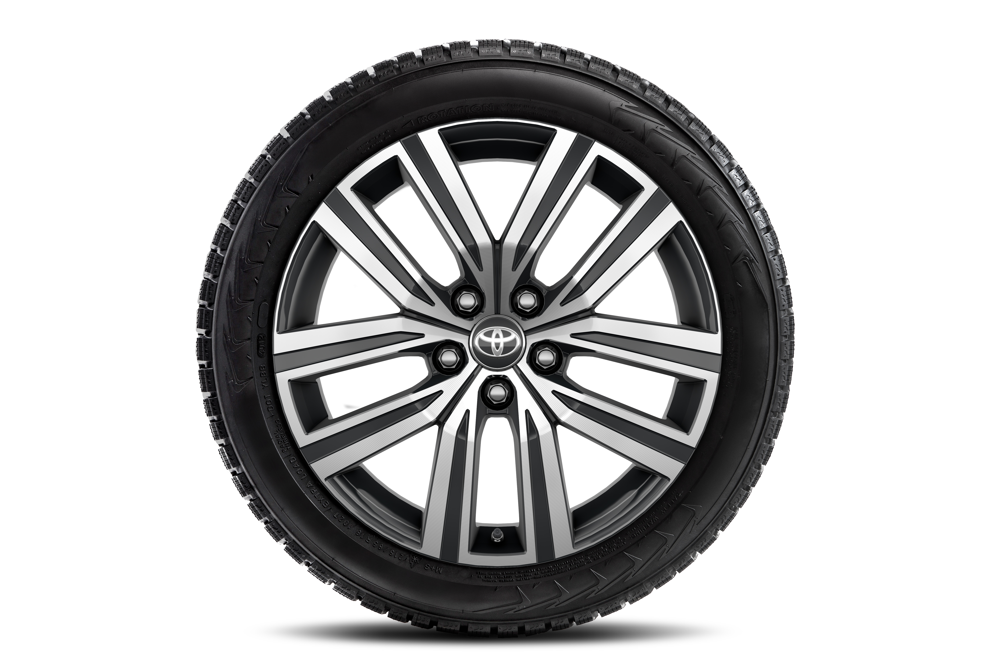 18" Leichtmetall-Winterkomplettradsatz, 5-Doppelspeichen-Design in Schwarz frontpoliert mit Continental WinterContact TS 870 P 18" Leichtmetall-Winterkomplettradsatz, 5-Doppelspeichen-Design in Schwarz frontpoliert mit Continental WinterContact TS 870 P