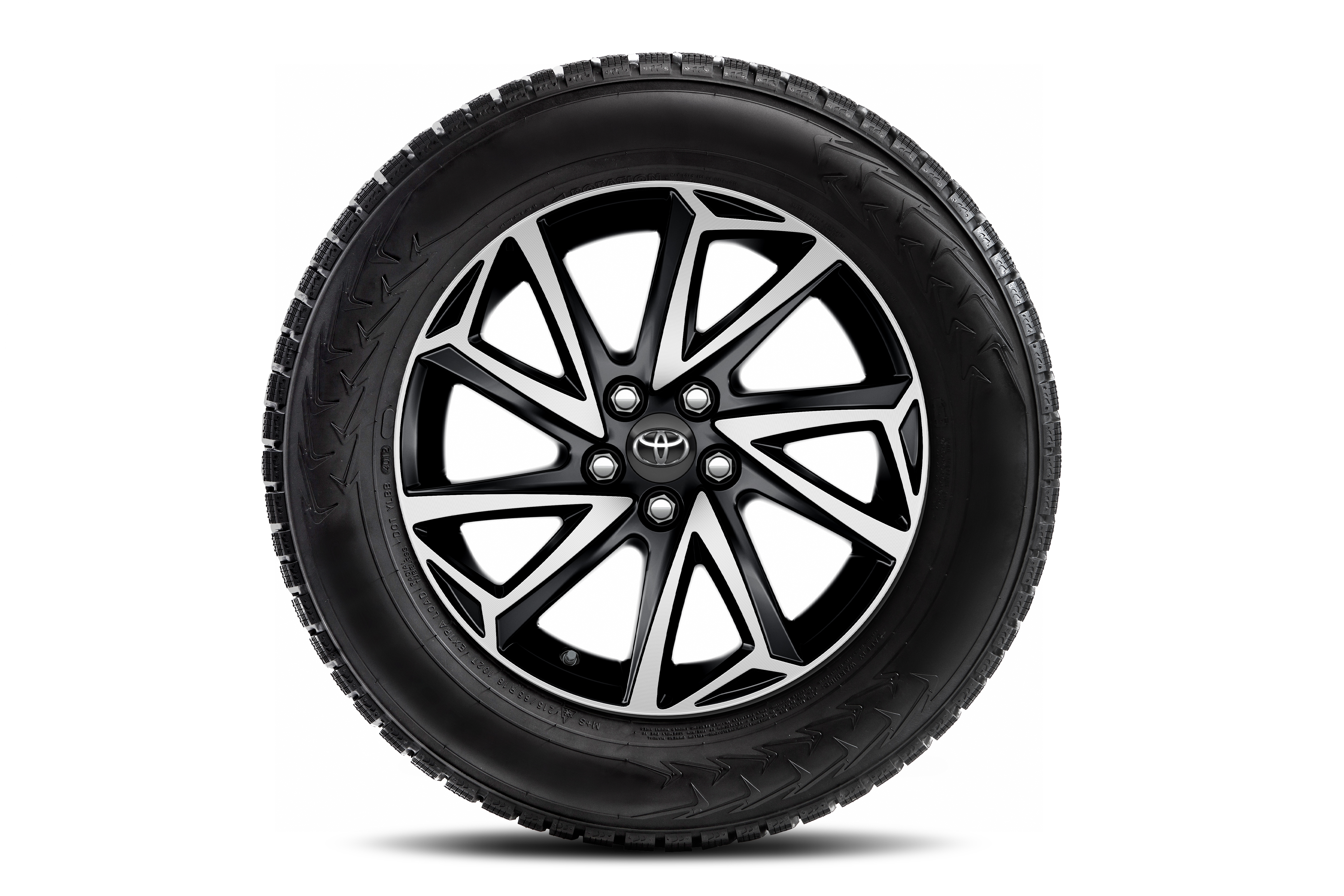 Satz 16" Winterkompletträder schwarz glanzgedreht, mit DUNLOP Winterreifen