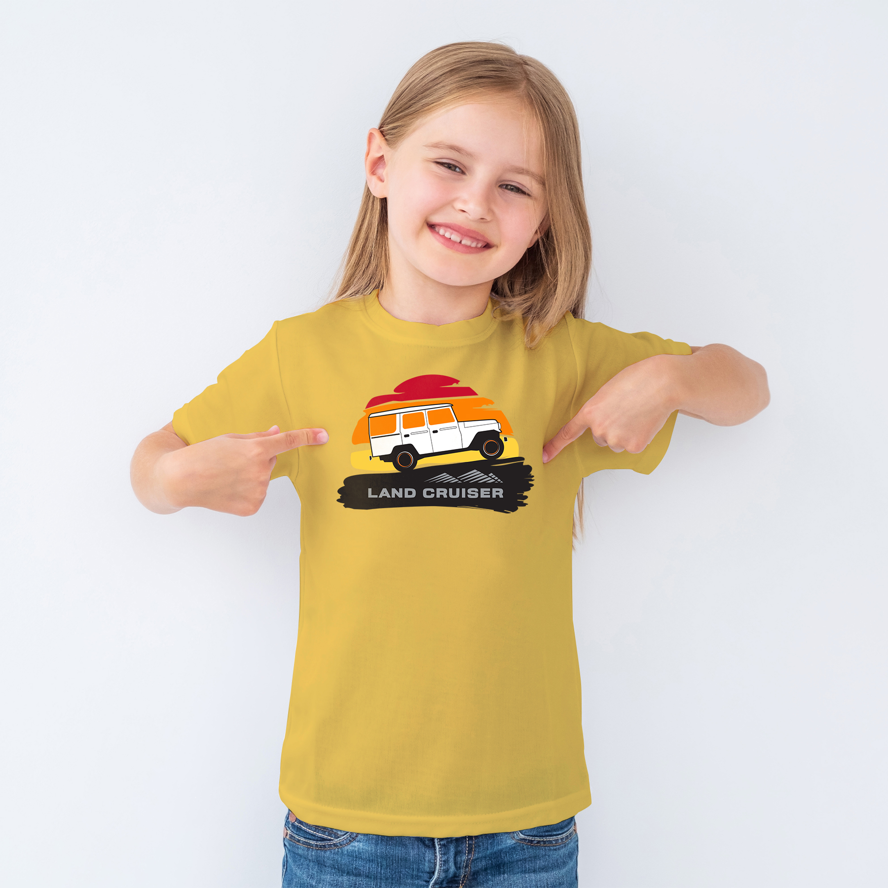 GELBES KINDER-T-SHIRT (2-4 years)