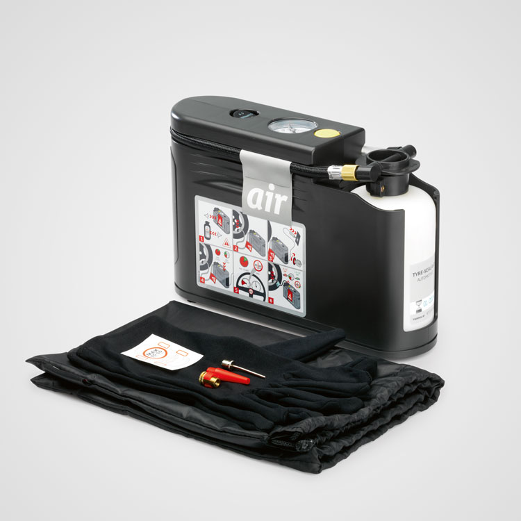 Reifenreparatur-Set, circa 750ml Dichtmittel, mit Kompressor Reifenreparatur-Set, circa 750ml Dichtmittel, mit Kompressor