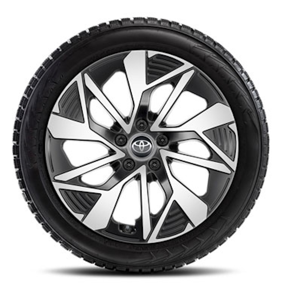 18" Winterkomplettrad, schwarz glanzgedreht, mit GOODYEAR Winterreifen