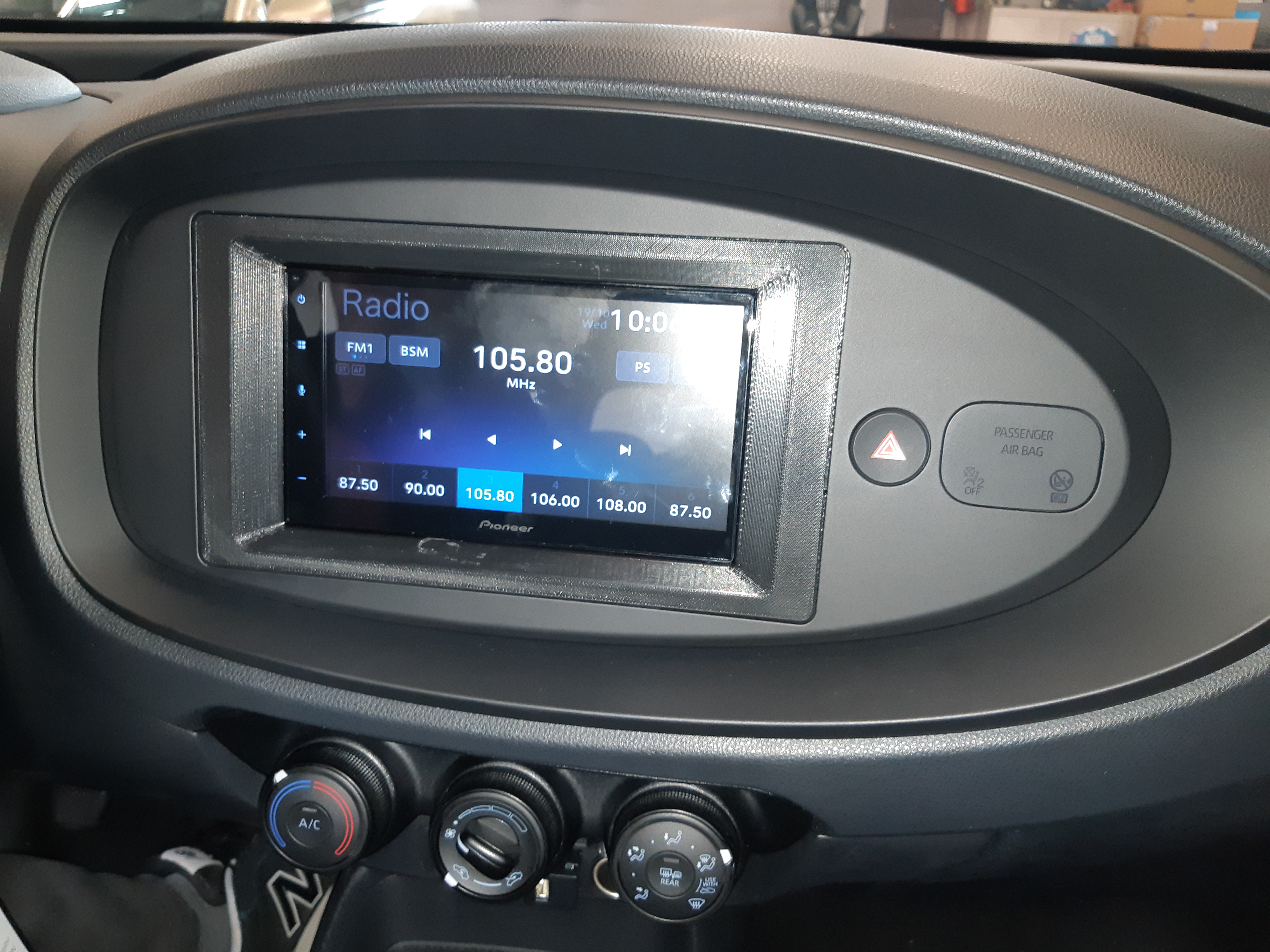 Aygo X Audio Kit SPH-DA360-BP, 2DIN Aygo X Audio Kit SPH-DA360-BP, 2DIN