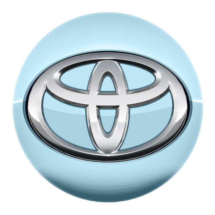 Nabenkappe, blau (8S7) mit geprägtem Toyota Logo Nabenkappe, blau (8S7) mit geprägtem Toyota Logo