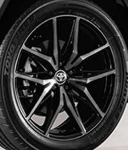 20" Leichtmetall-Winterkomplettradsatz, glanzgedreht Schwarz mit BRIDGESTONE Winterreifen