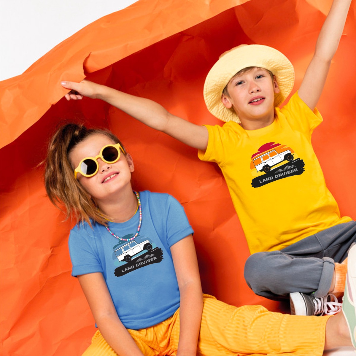 GELBES KINDER-T-SHIRT (8-10 years)