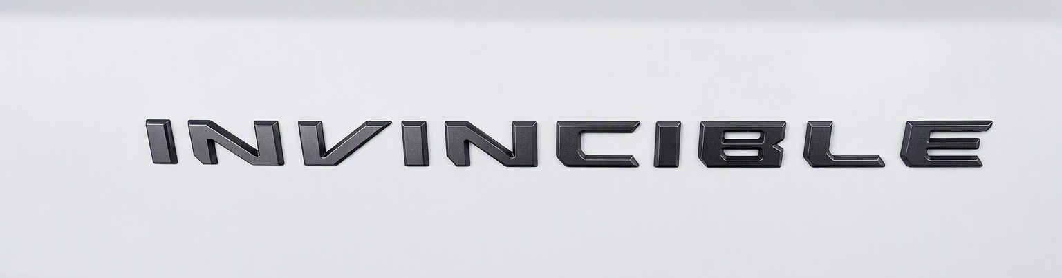 INVINCIBLE Sticker für Seitenwand der Ladefläche