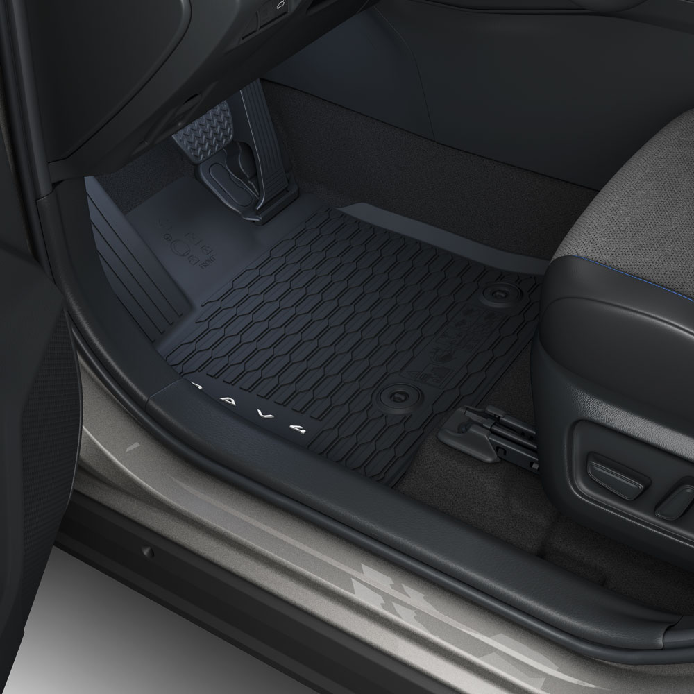 Fußmatten Gummi, Set vorn und hinten