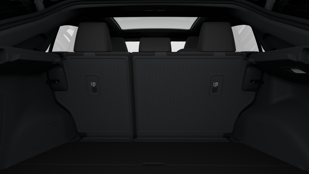 Rückbank-Verkleidung, Gummi schwarz