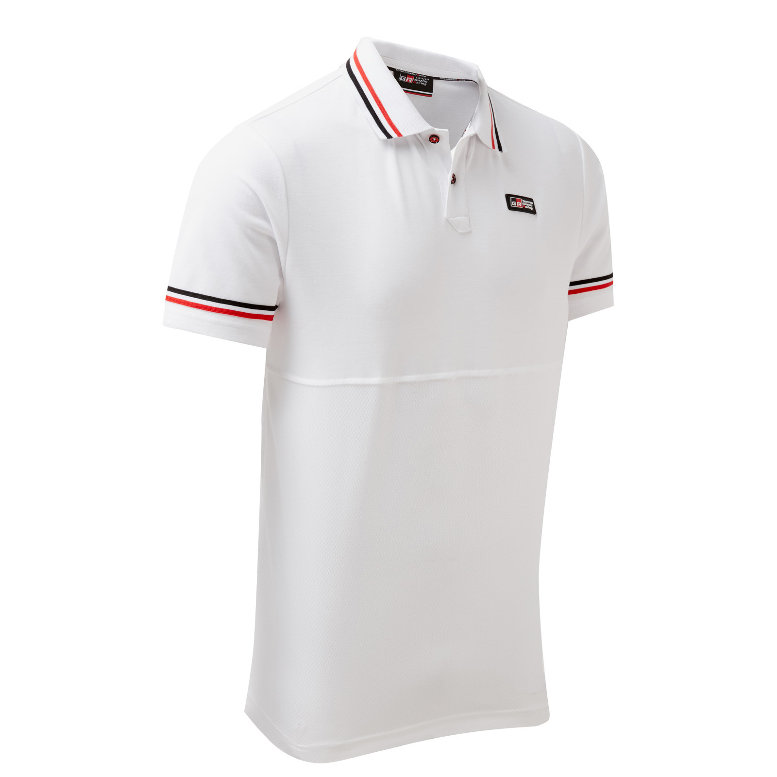 TOYOTA GAZOO Racing Lifestyle Herren Poloshirt weiß (XS) TOYOTA GAZOO Racing Lifestyle Herren Poloshirt weiß (XS)