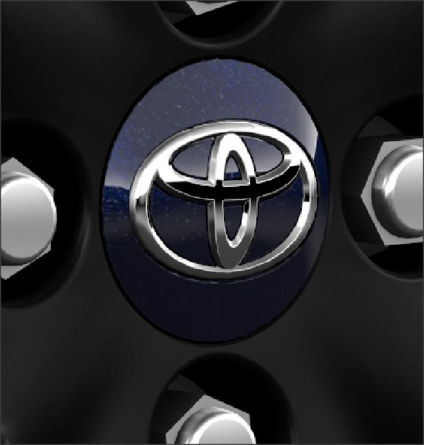 Nabenkappe, neptunblau 8R7 mit geprägtem Toyota Logo Nabenkappe, neptunblau 8R7 mit geprägtem Toyota Logo