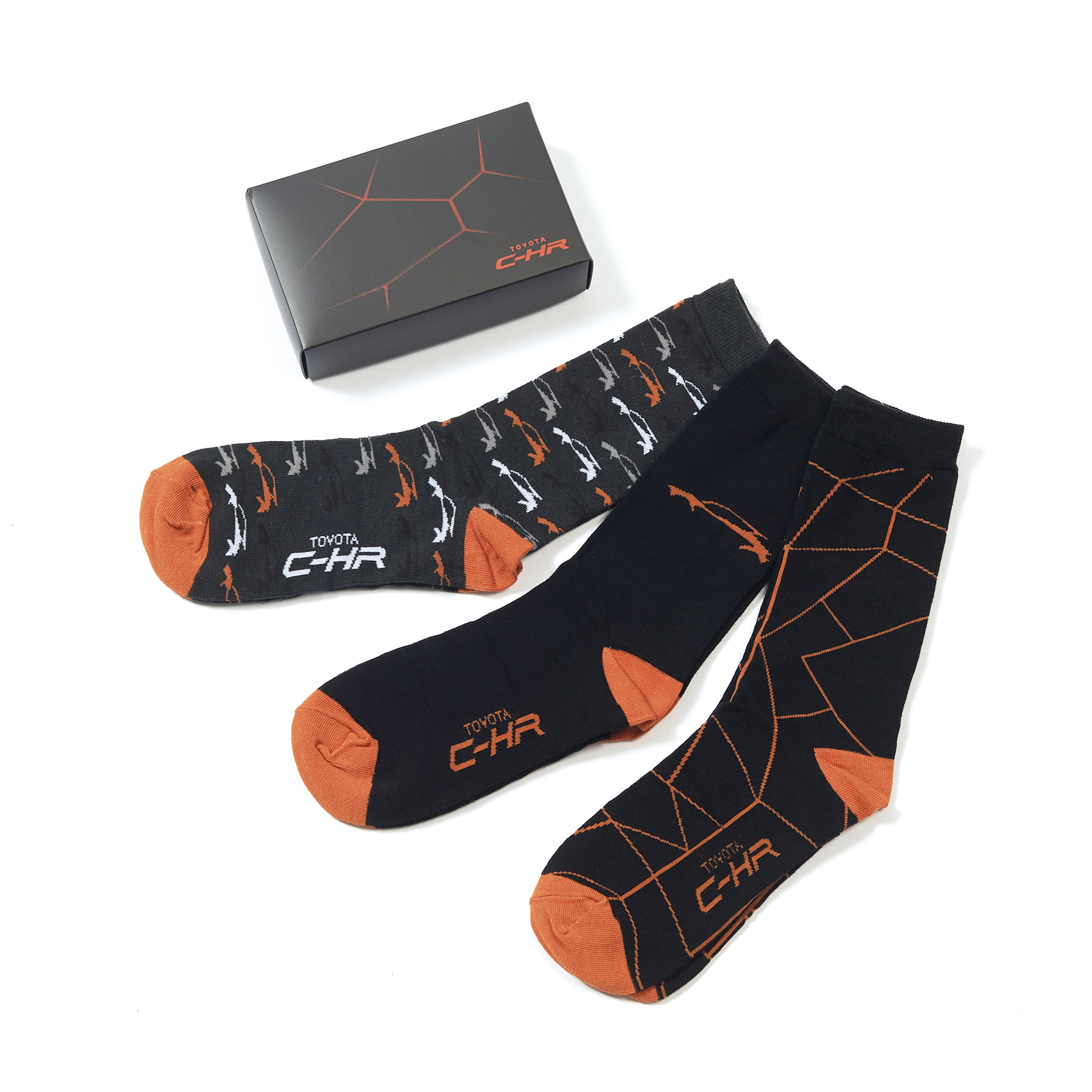 Toyota C-HR Socken (3er-Set) - 36-40 Toyota C-HR Socken (3er-Set) - 36-40