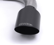 Zwei Endrohre aus Keramik schwarz (für Milltek-Schalldämpfer-Anlage) Zwei Endrohre aus Keramik schwarz (für Milltek-Schalldämpfer-Anlage)