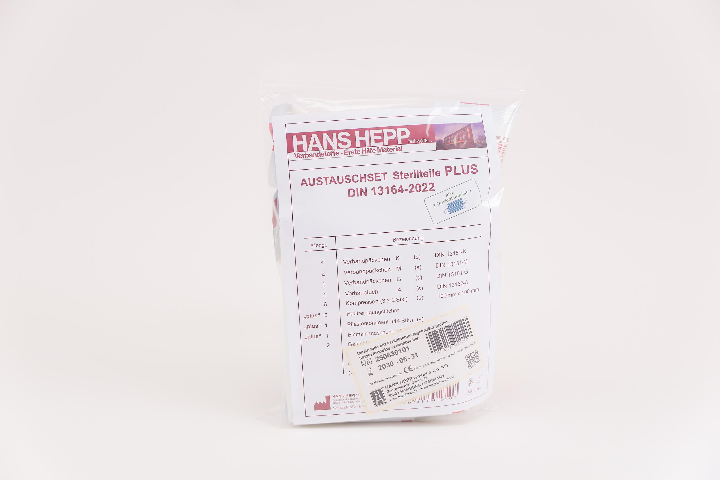 Austauschset "PLUS" - Sterilteile für Füllung DIN 13164 / 48er Pack