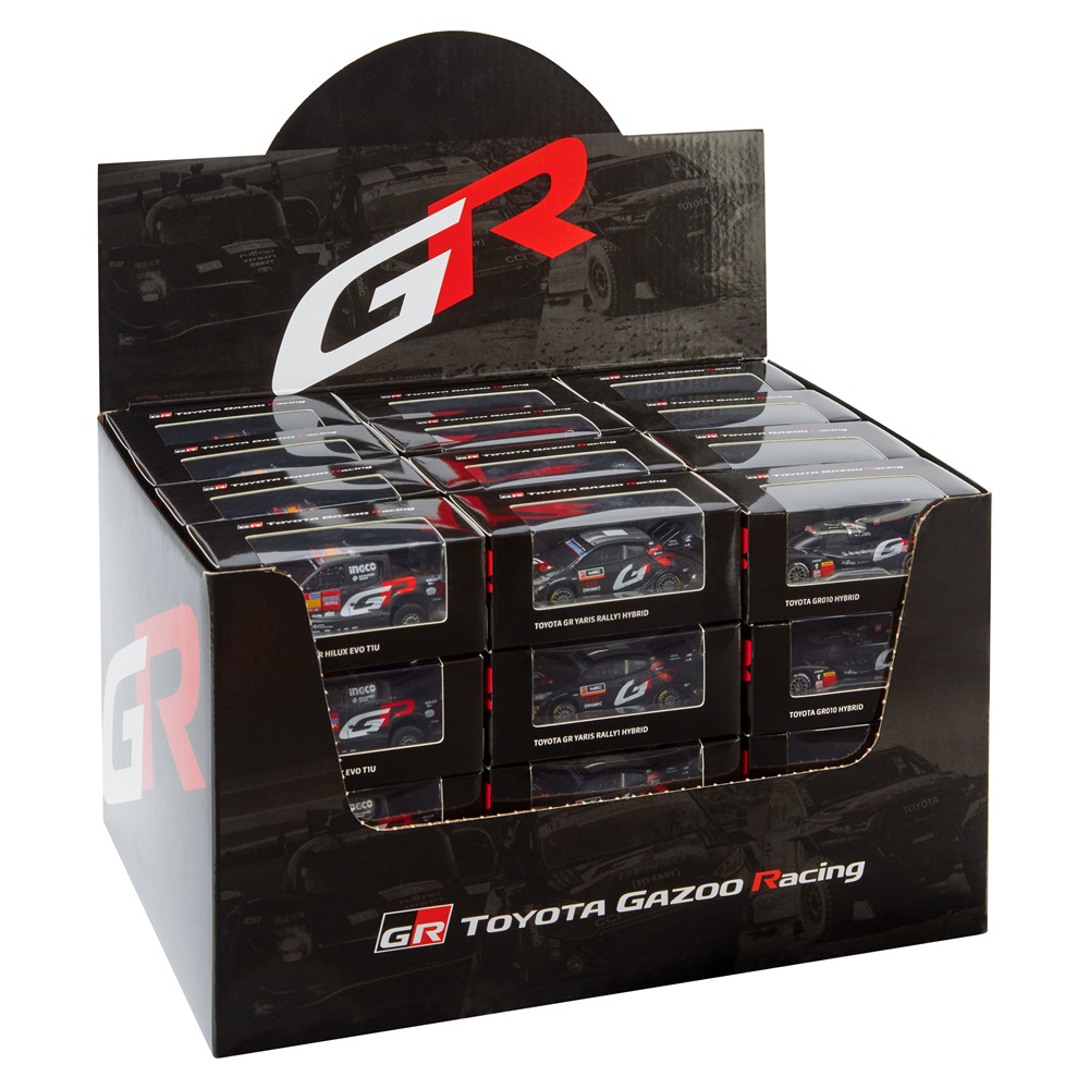 TOYOTA GR 1:64 Motorsport auto's met terugtrekmechanisme TOYOTA GR 1:64 Motorsport auto's met terugtrekmechanisme