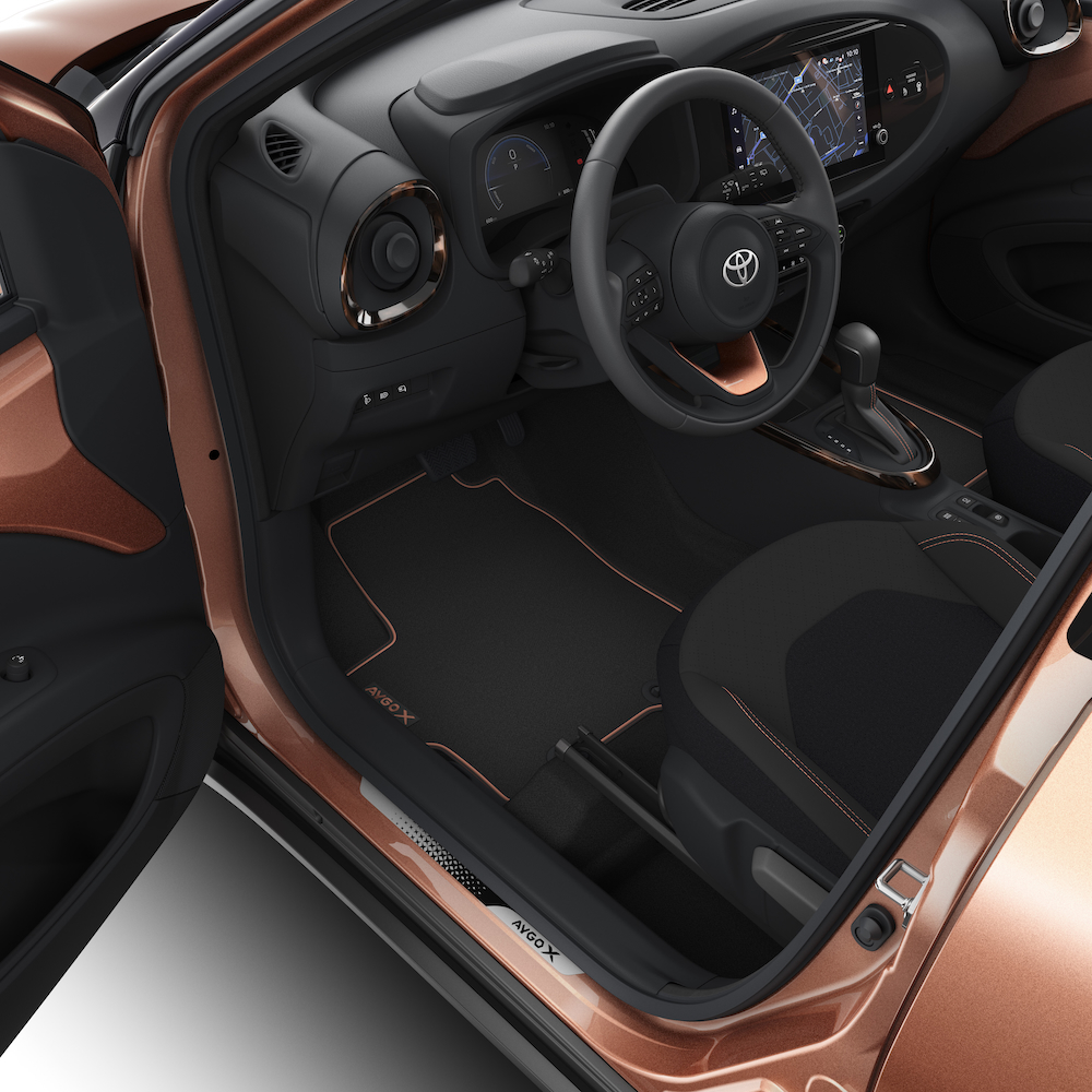 Fußmatten, Textil, 830 g/m, Satz vorne und hinten, cinnamon