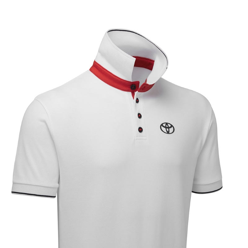 TOYOTA COLLECTION WEISSES HERREN-POLOSHIRT (XXL)