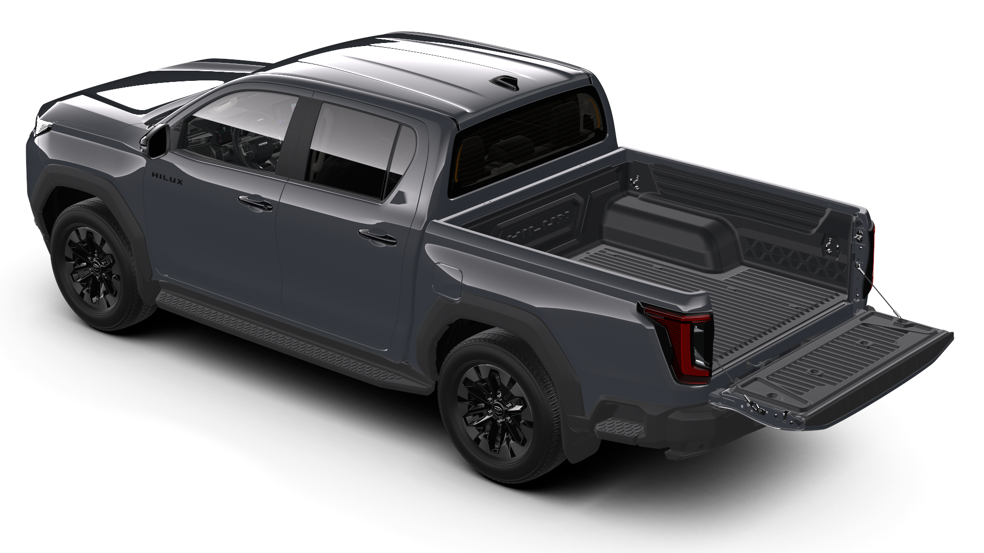 Laderaumschutzwanne in Schwarz, Kunststoff (unter Ladekante)