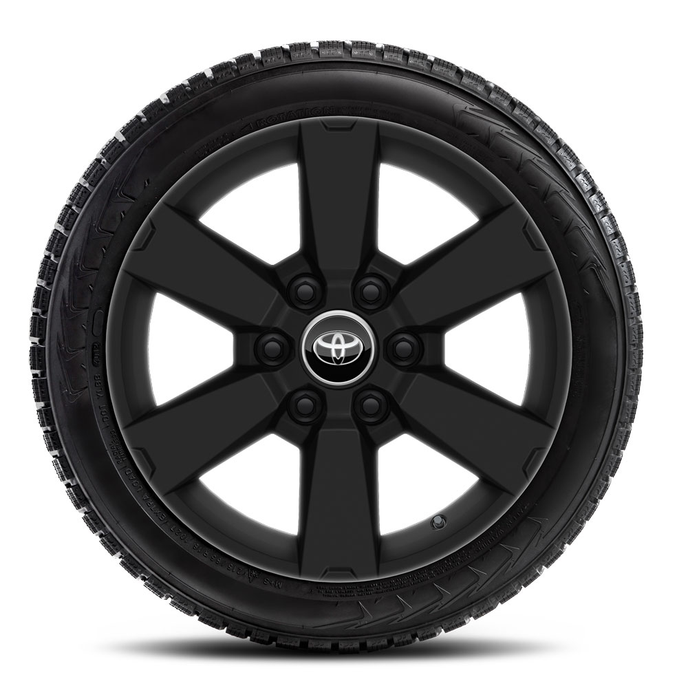 18-Zoll Leichtmetallfelge, 6-Speichendesgin, Schwarz Matt